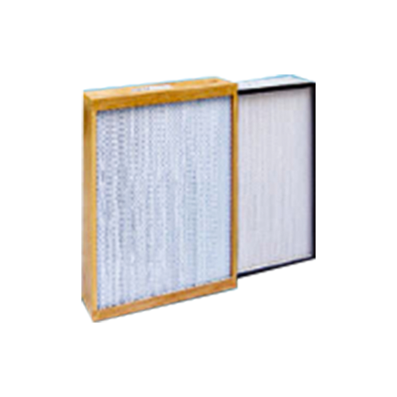 Højeffektivt luftfilter med skillevæg